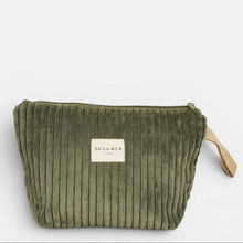 Charger l'image dans la galerie, Necessaire gross aus softem Cord moss
