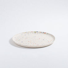 Charger l&#39;image dans la galerie, Assiette petits confettis blanc 
