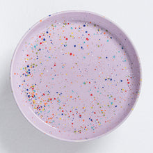 Charger l&#39;image dans la galerie, Assiette à gâteau confettis lilas 
