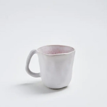 Charger l&#39;image dans la galerie, Mug Natura blanc lisse &amp; rose tendre
