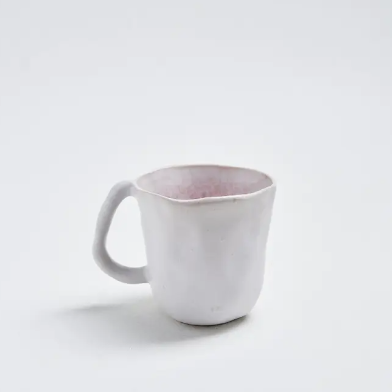 Tasse Natura smooth white & soft pink