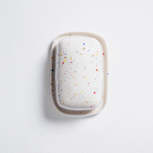Load image into Gallery viewer, Butter dish confetti white
