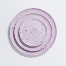 Load image into Gallery viewer, Small plate confetti lilac
