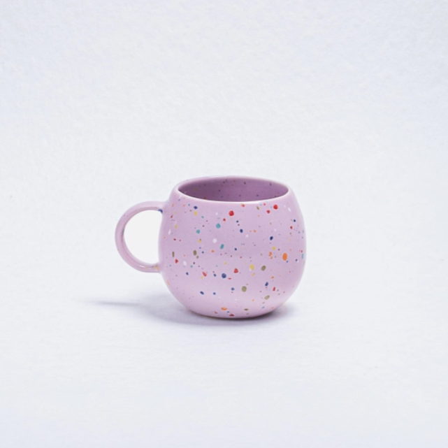 Cup of bola confetti lilac