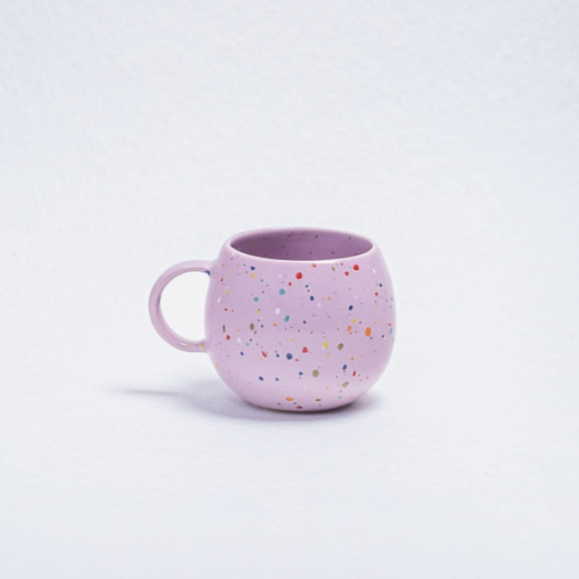 Tasse de bola confettis lilas