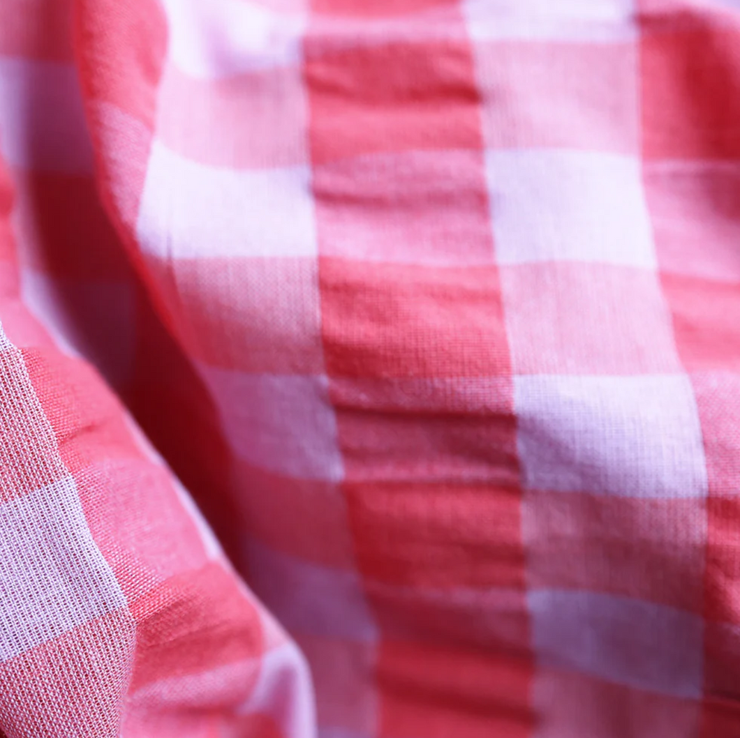 Tischtuch Check Pink Lilac, 140 x 180 cm