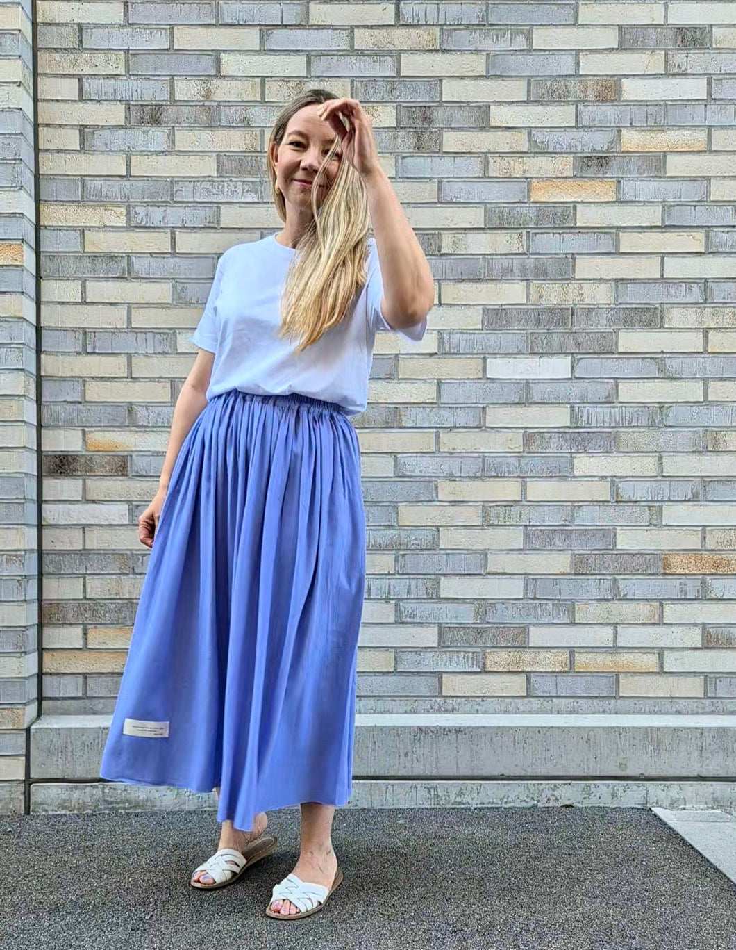 The Airy Midi Skirt lilac