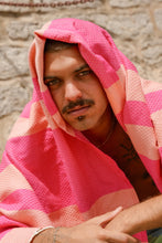 Charger l&#39;image dans la galerie, Strandtuch 38 Graus Single hot pink coral
