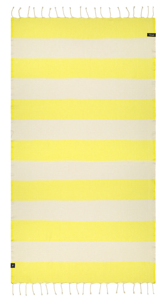 Strandtuch Bedu Single yellow
