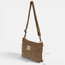 Lade das Bild in den Galerie-Viewer, Mini-Bag aus softem Cord toast
