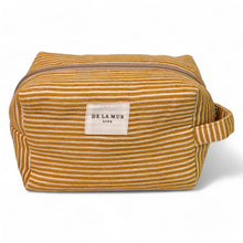 Lade das Bild in den Galerie-Viewer, Necessaire aus softem Cord mustard
