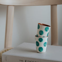 Load image into Gallery viewer, espresso cup dots tropical
