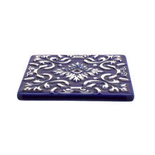 Charger l&#39;image dans la galerie, Sous-verres Azulejo bleu marine, lot de 2
