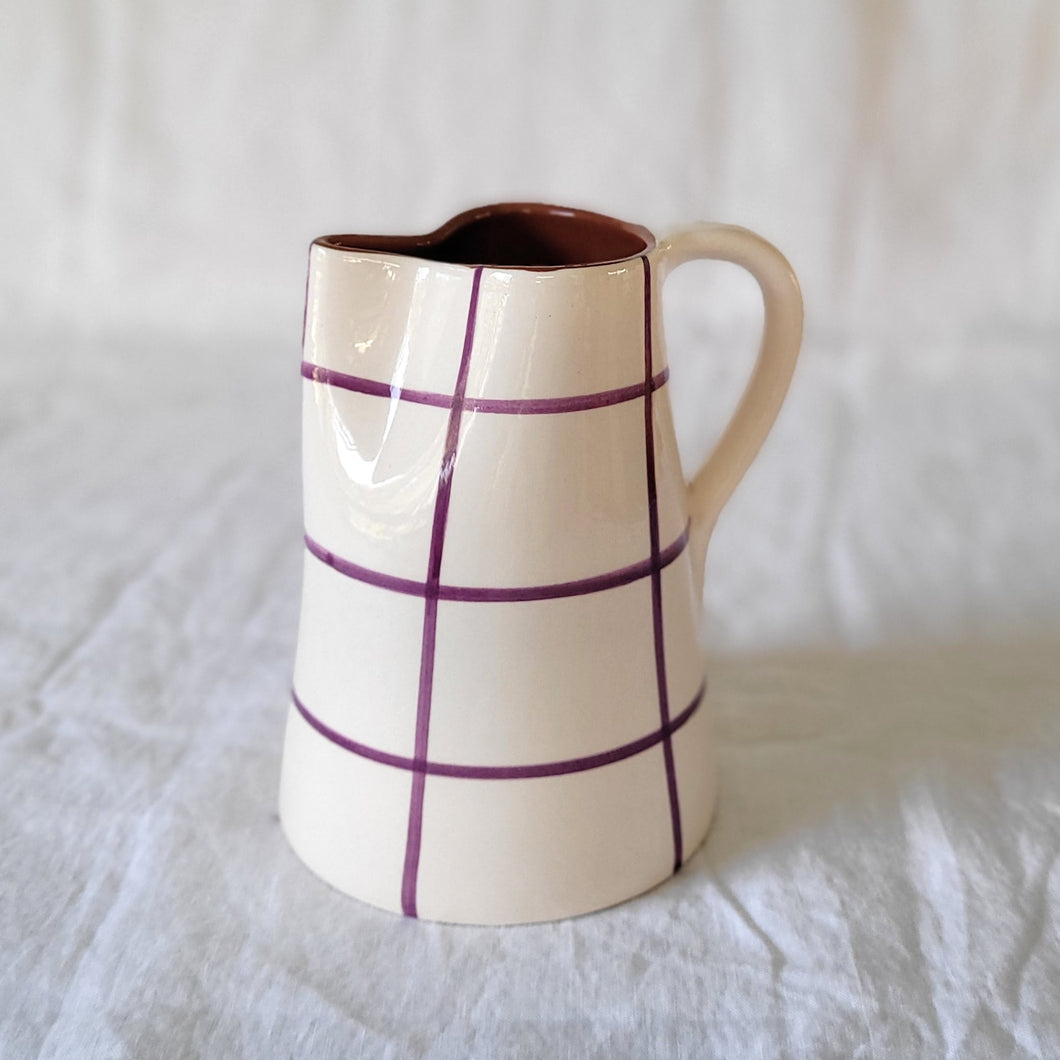 Jug 1 l checkered purple