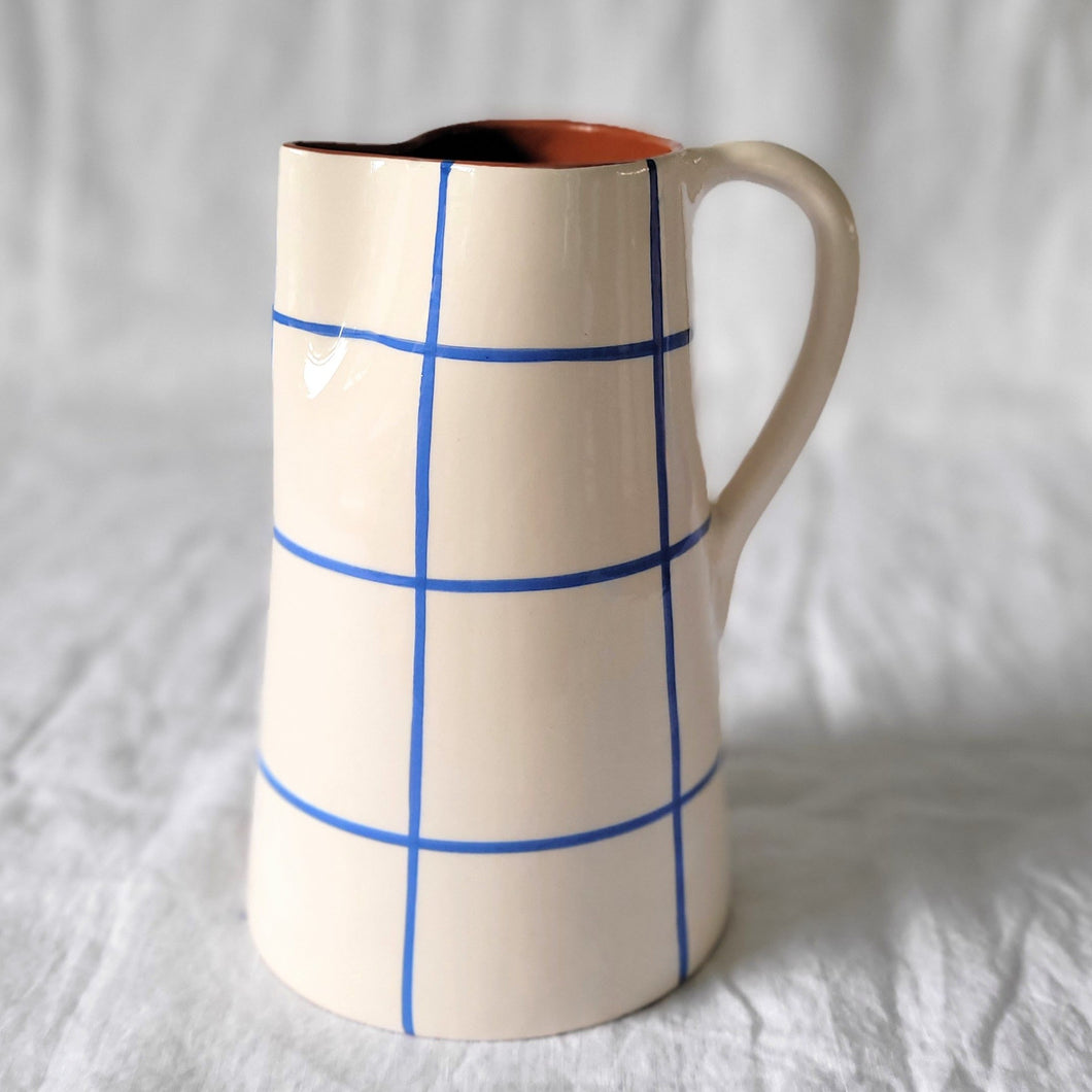 Maxi jug 1.5 l checkered blue