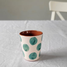 Load image into Gallery viewer, espresso cup dots tropical
