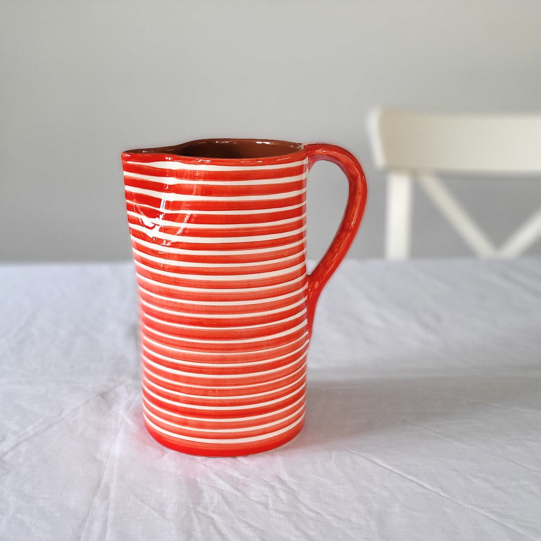 Cylindre Krug cerclé rouge