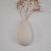 Load image into Gallery viewer, Organic porcelain long wall vase
