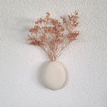 Load image into Gallery viewer, Organic porcelain wall vase small
