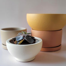 Lade das Bild in den Galerie-Viewer, Pflanztopf klein creme
