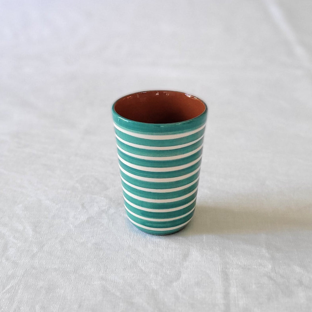 Espresso cup ringed tropical
