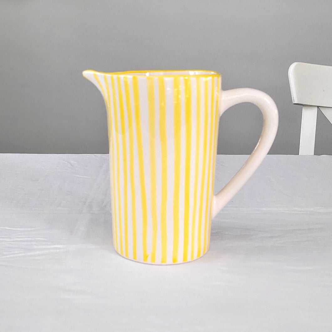 Jug Óbidos 1.2 l striped yellow