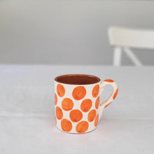 Load image into Gallery viewer, cup dots orange
