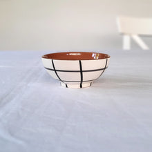 Load image into Gallery viewer, Black checkered tapas bowl
