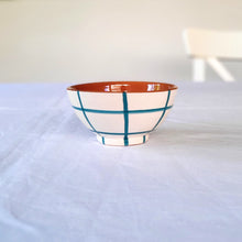 Load image into Gallery viewer, Checkered petrol tapas bowl
