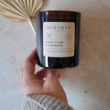 Load image into Gallery viewer, Soy wax candle, Dark Plum &amp; Rhubarb

