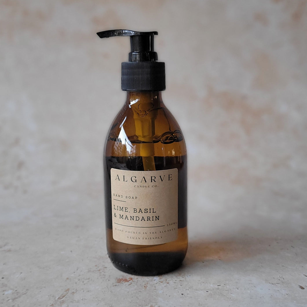 Liquid soap, Lime, Basil & Mandarin