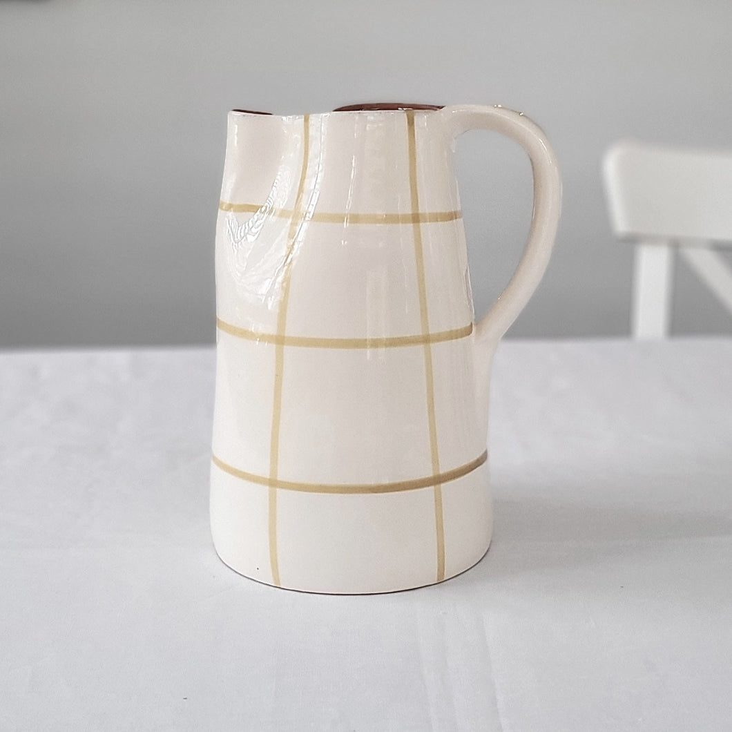 Maxi jug 1.5 l checked beige