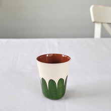 Lade das Bild in den Galerie-Viewer, Espressobecher Säulen grün
