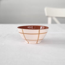 Lade das Bild in den Galerie-Viewer, Tapasbowl kariert beige
