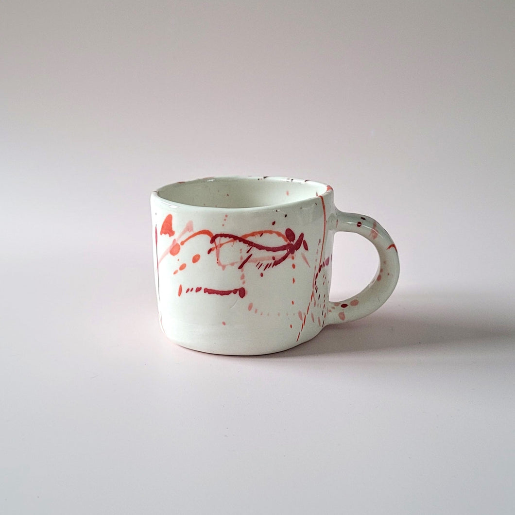 Artsy Shades of Pink coffee mug