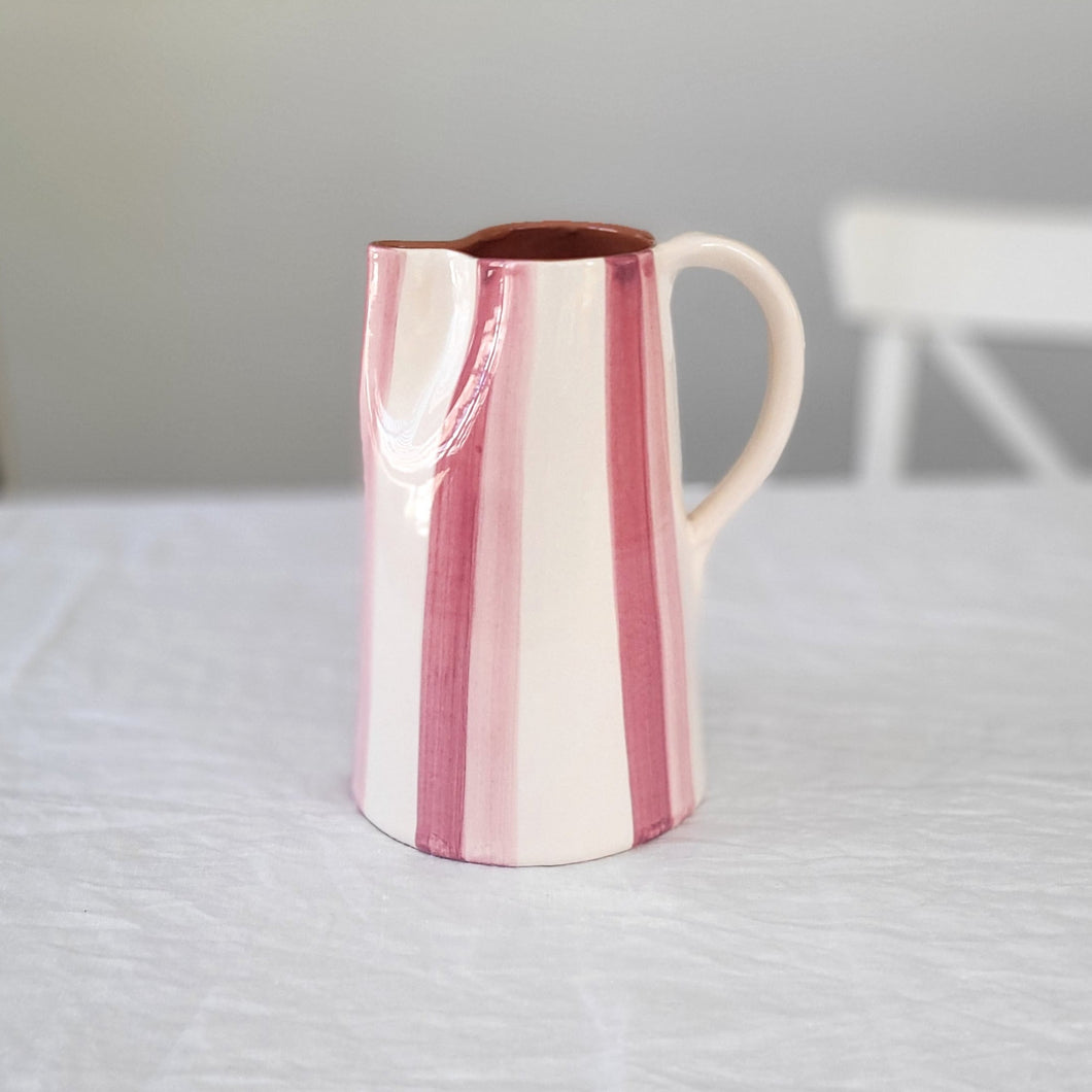 Maxi jug 1.5 l striped two-tone pink