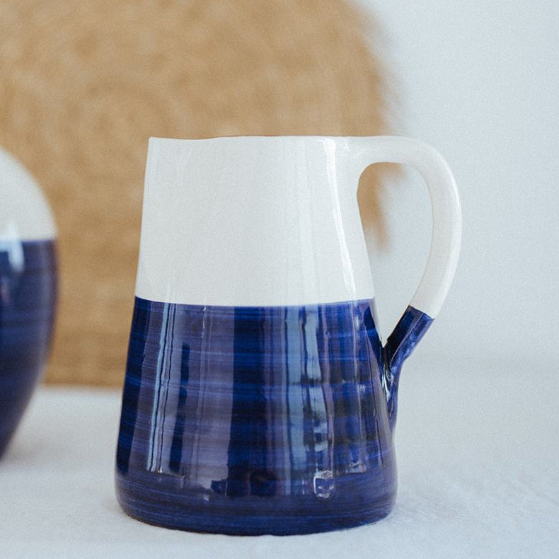 Krug 1 l halb marineblau