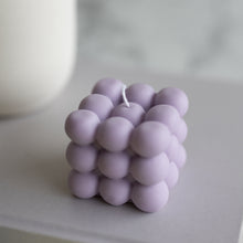 Charger l&#39;image dans la galerie, Bougie à bulles en cire de soja lavande

