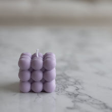 Charger l&#39;image dans la galerie, Bougie à bulles en cire de soja lavande
