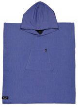 Load image into Gallery viewer, Ericeira children&#39;s beach poncho blue

