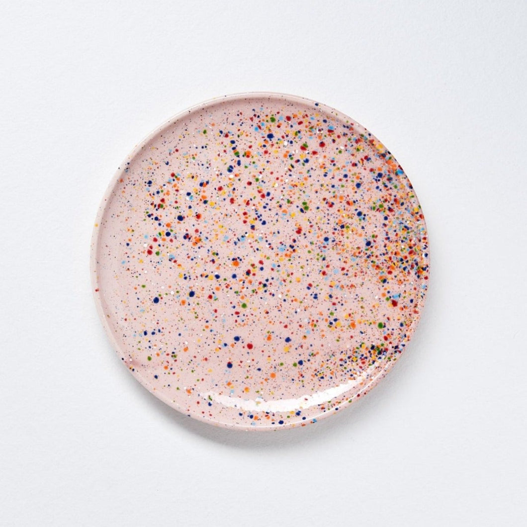 Teller gross Konfetti blush