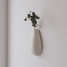 Load image into Gallery viewer, Organic porcelain long wall vase
