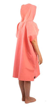 Lade das Bild in den Galerie-Viewer, Ericeira Kinder-Beach-Poncho coral
