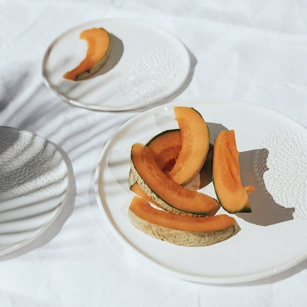 Grande assiette blanche 