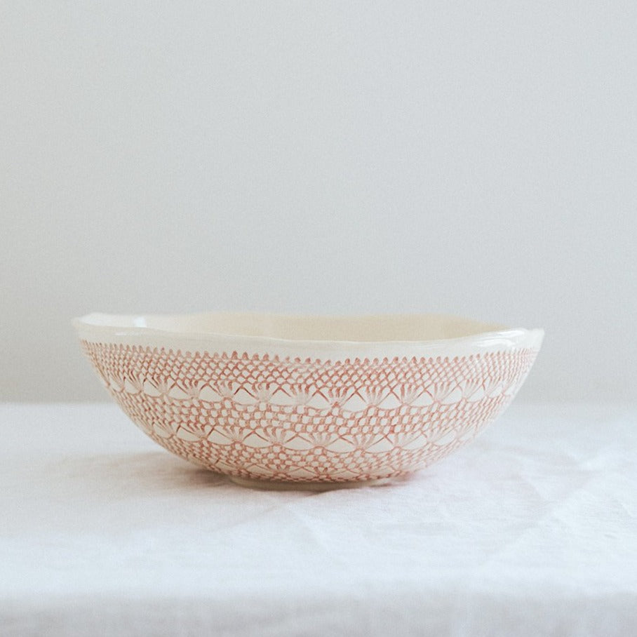 Saladier moyen blush 
